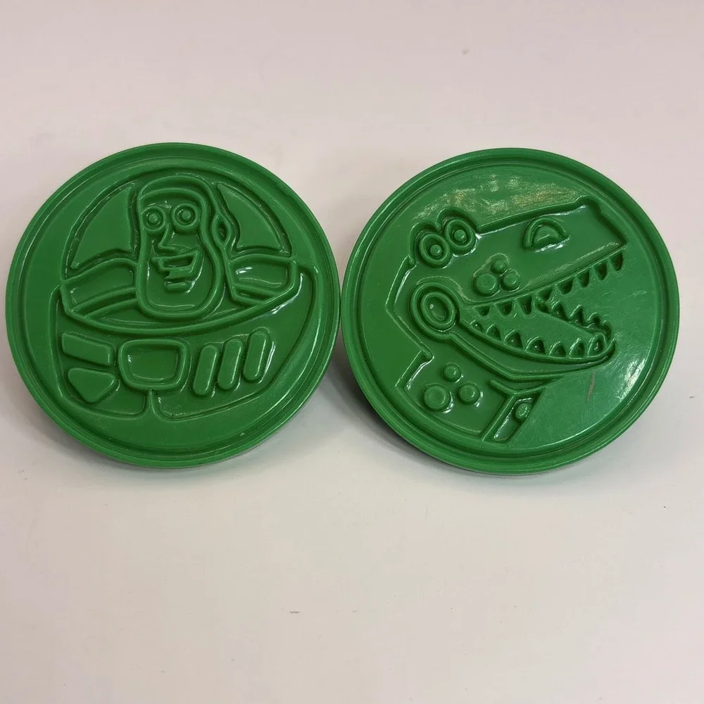 Disney Pixar Toy Story Buzz Lightyear Rex  Cookie Cutters‎ Stamps 2pc